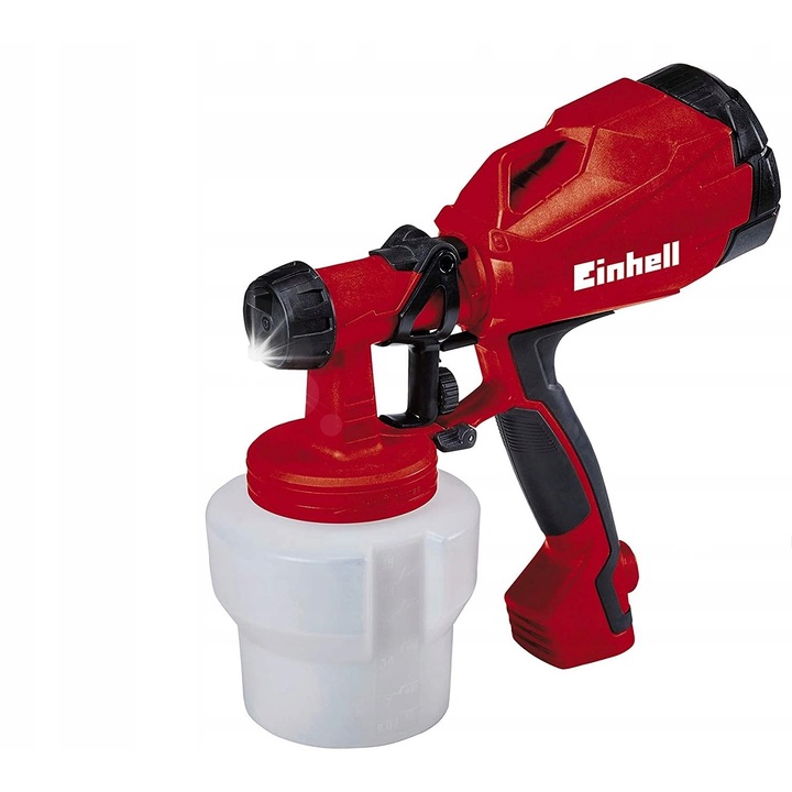 Pistol de vopsit Einhell TC-SY 500P 500W reglabil alb 1L