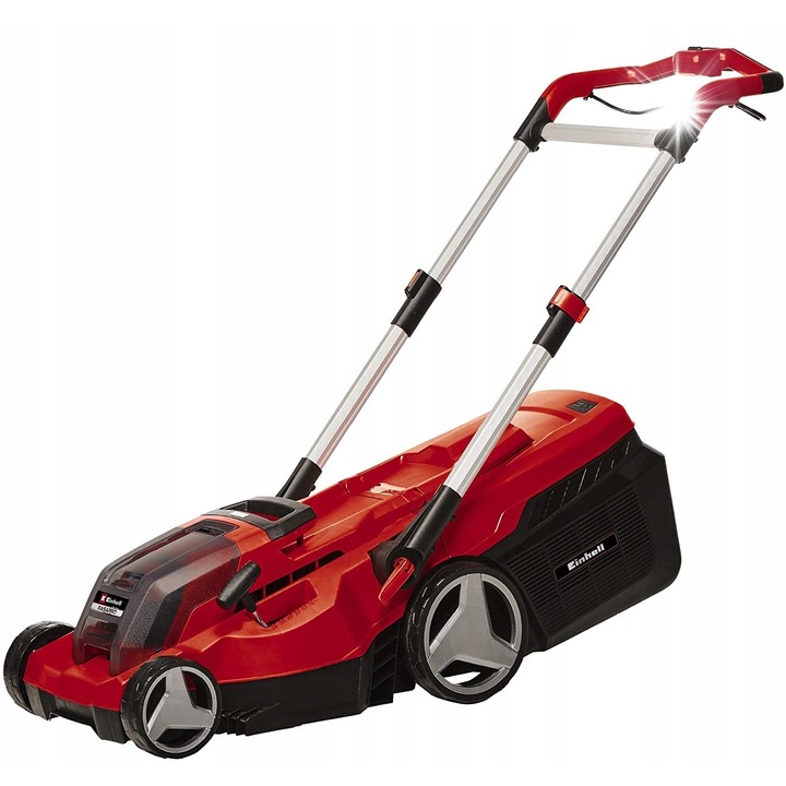 Masina de tuns iarba Einhell Rasarro 36/38, 38cm, 2x4.0Ah, 45l, mulcire, 15.5kg