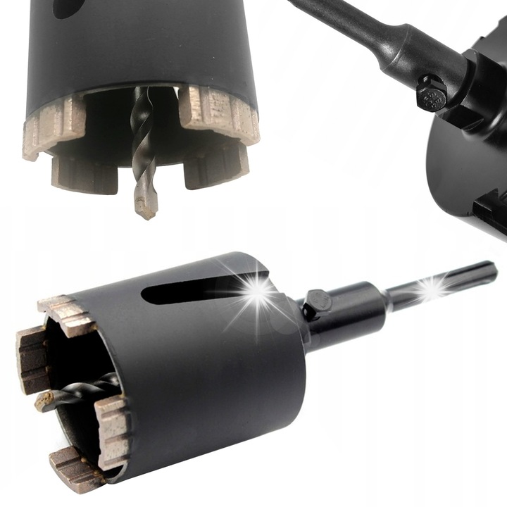 Falon-Tech gyémánt fúrókorona 68mm M16 SDS+ 70mm mélység, 4 szegmens