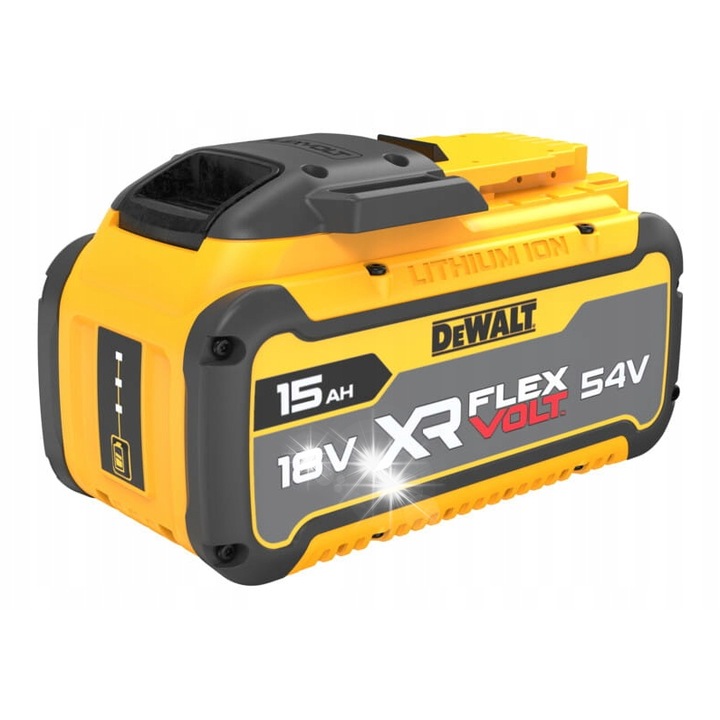 Acumulator DeWalt FlexVolt 18/54V 15Ah rezistent impact 270Wh