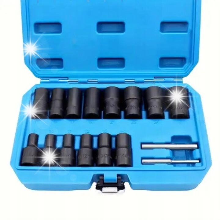 Falon-Tech dugókulcs készlet 8-27mm CR-MO acél