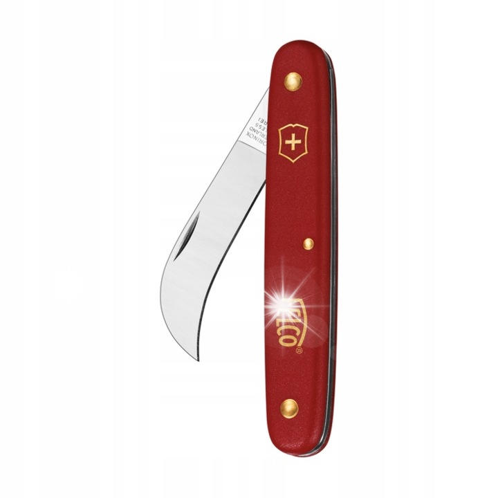 Felco oltókés 57mm piros nylon rozsdamentes acél 57mm