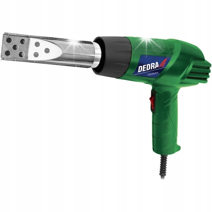Dedra 2000W hőlégfúvó grillfúvókával, fekete, 0.6kg