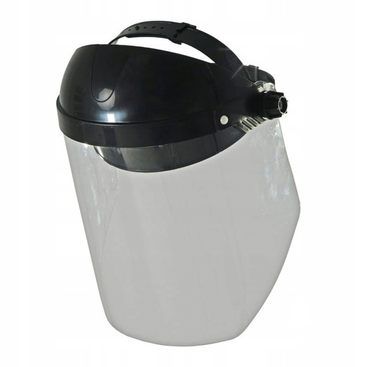 Viziera protectie fata Dedra policarbonat reglabila 24cm transparenta