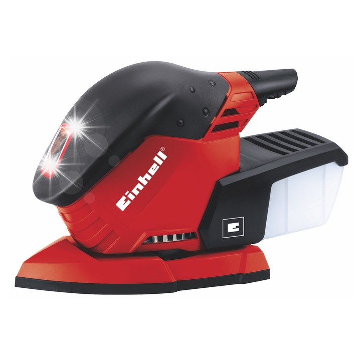 Polizor oscilant Einhell RT-OS 13, compact, rosu-negru, 150x100mm, 130W, cu adaptor praf