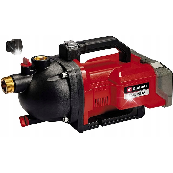 Водна помпа Einhell Aquinna 36/30, 36W, 3000л/ч, 2x18V, еко/усилване, преносима