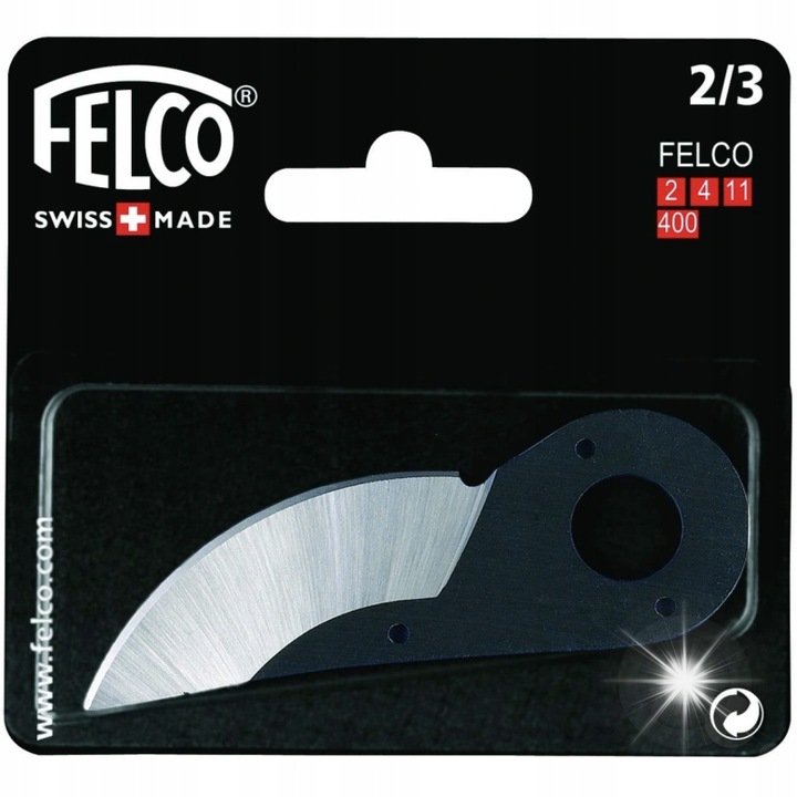 Felco 2/3 cserepenge 2-4-11-400 metszőollóhoz, acél, professzionális, 2/3