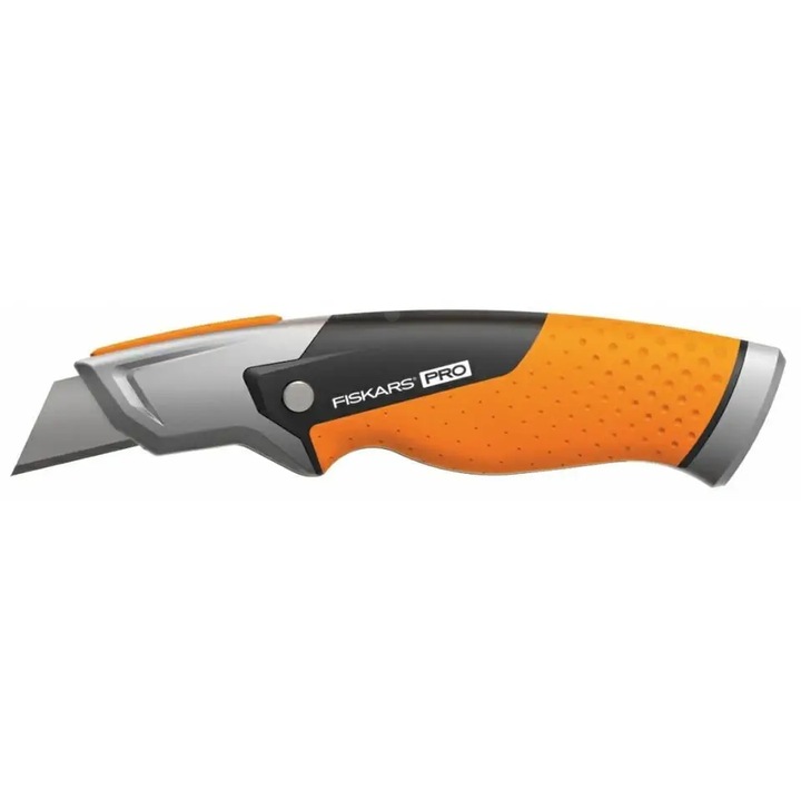 Cutit universal Fiskars CarbonMax, lama fixa, negru, 30x259x109mm