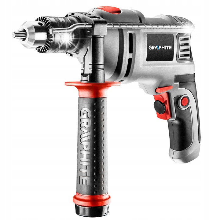 Ütvefúró Graphite 550W 13mm tokkal 3m kábellel