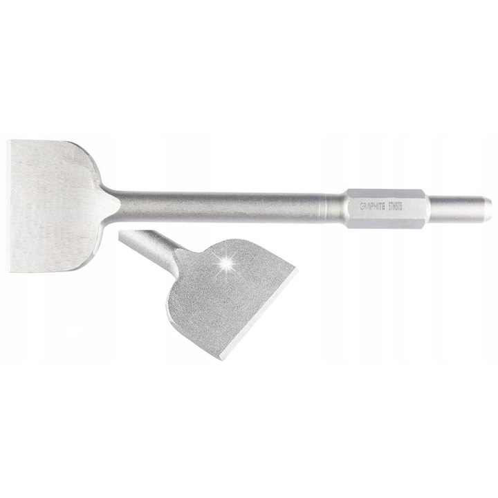 Dalta plata HEX Graphite 115x400mm pentru beton