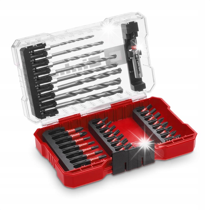 Einhell M-Case fúró- és bitkészlet, 33 darabos, strapabíró, 17.5x10.8x4.5cm