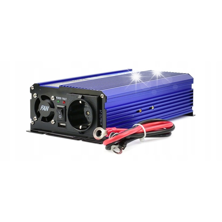 Geko feszültségátalakító 12V 230V 500W szinuszos