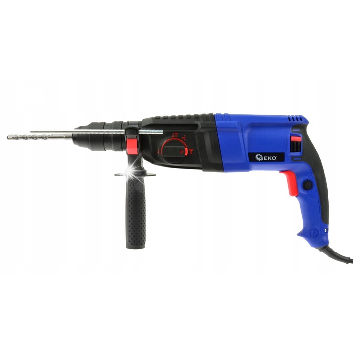 Перфоратор Geko 2400W 2,7J SDS+ пълен комплект