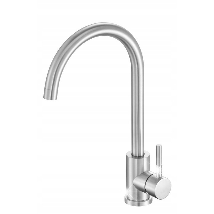 Baterie chiuveta Fala Steely inox 37x20cm ergonomic rotativ