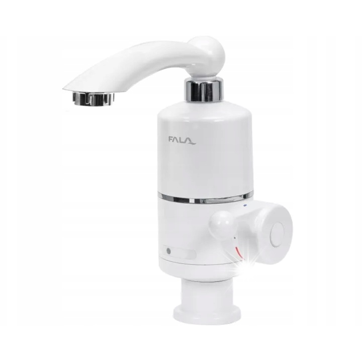 Електрически бойлер Fala Strokkur-2 3000W с кран за мивка, бял 12.5x7см