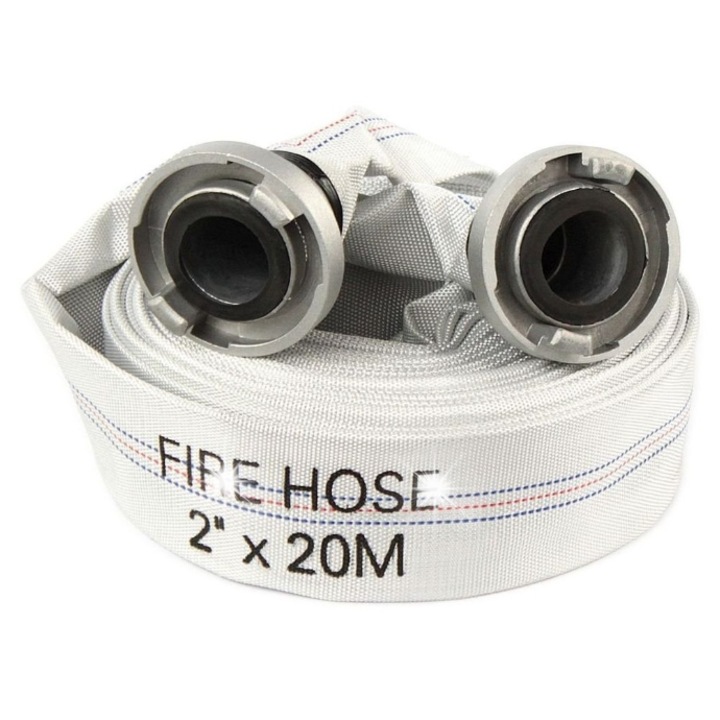 Falon-Tech tűzoltótömlő 2 inch 20m fehér