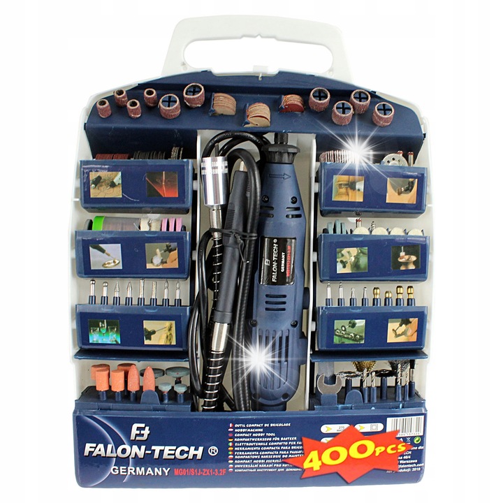 Minicsiszoló Falon-Tech MG01, 270W, flexibilis, 400 tartozék, 0.55kg