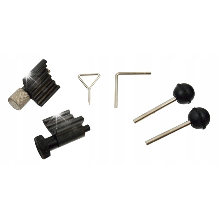 Geko vezérlésrögzítő készlet 6 részes Audi VW Seat Skoda Fordhoz, fekete