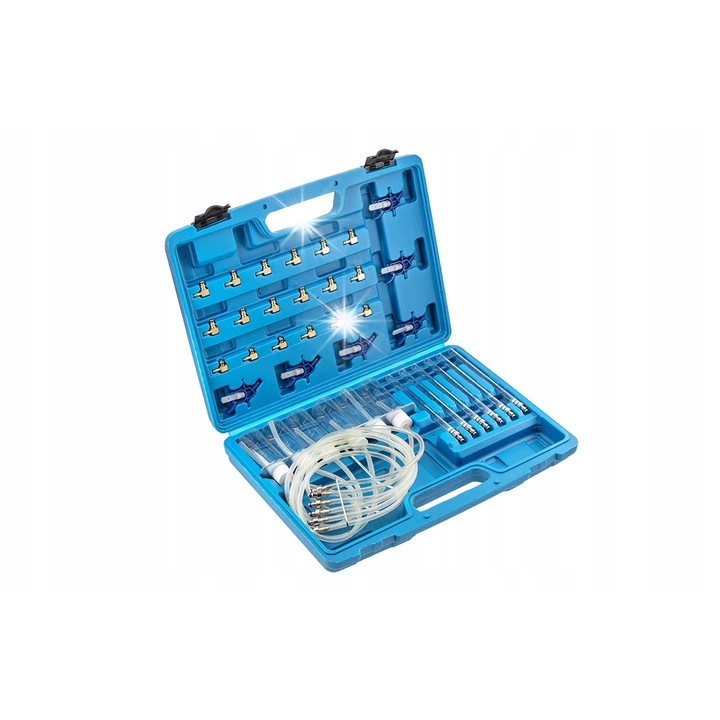 Set diagnostic injectoare Common Rail Hoegert Technik, 6 cilindri, geanta transport