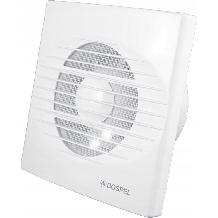 Ventilator de perete Dospel Rico 120 S, eficient, alb, 118x158x56mm