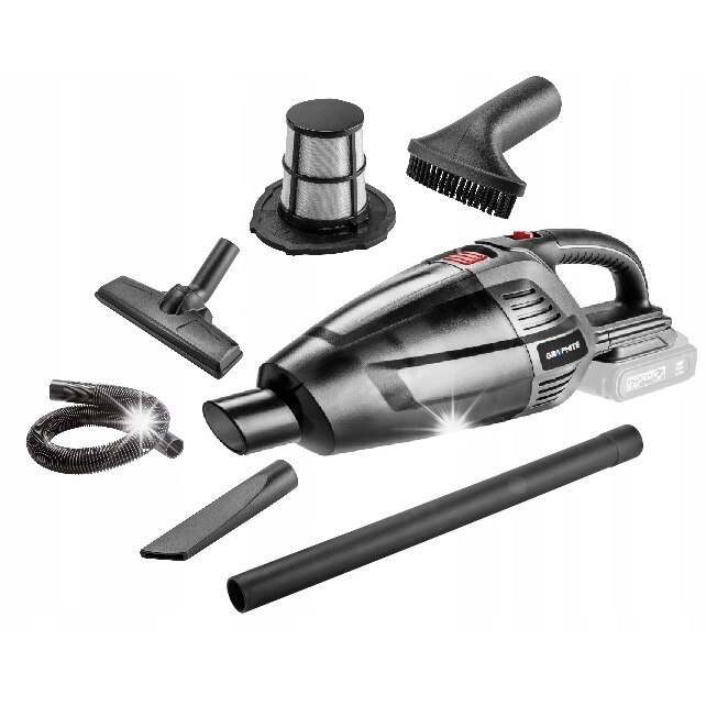Aspirator fara fir 2 in 1 GRAPHITE Energy+ 18V, filtr HEPA, set accesorii