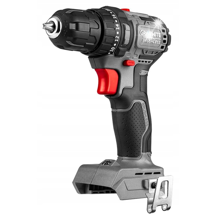Graphite 18V kompakt kefe nélküli fúró-csavarozó 10mm 15cm 55Nm