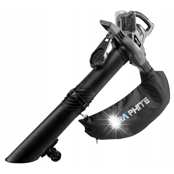 Graphite 36V 2in1 kerti lombfúvó/szívó 35l 3,9kg