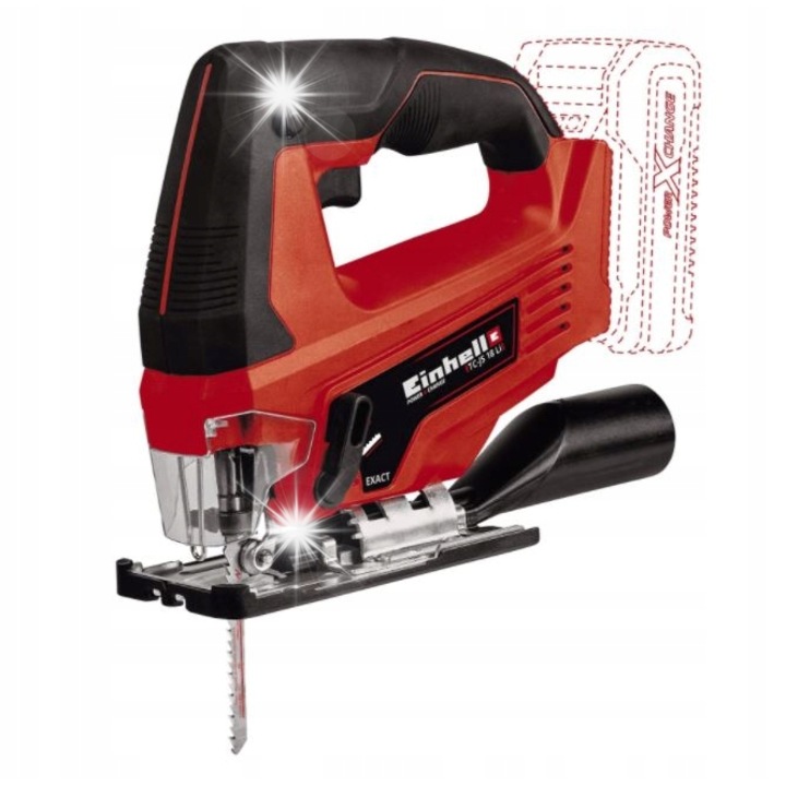 Fierastrau pendular Einhell TC-JS 18 Li-Solo fara fir, 2700 taieturi/min, 20mm, albastre, compact