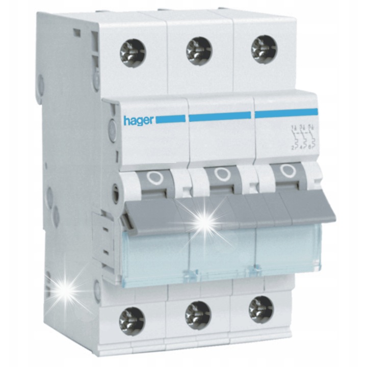 Siguranta electrica Hager MCN320E 3P 20A 70x83x52.5mm