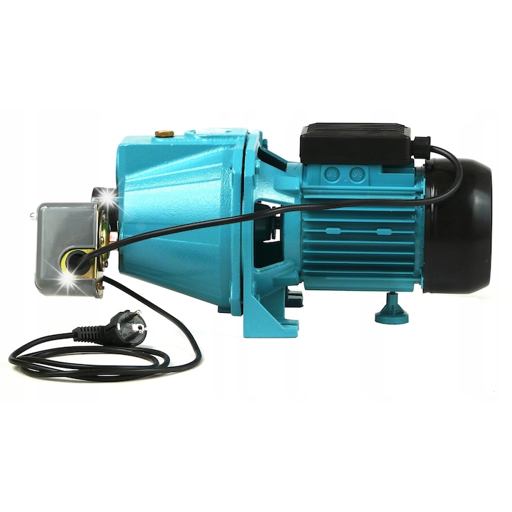 Pompa hidrofor IBO JET100A 1100W, 50m, 60l/min, albastru, 1x1"