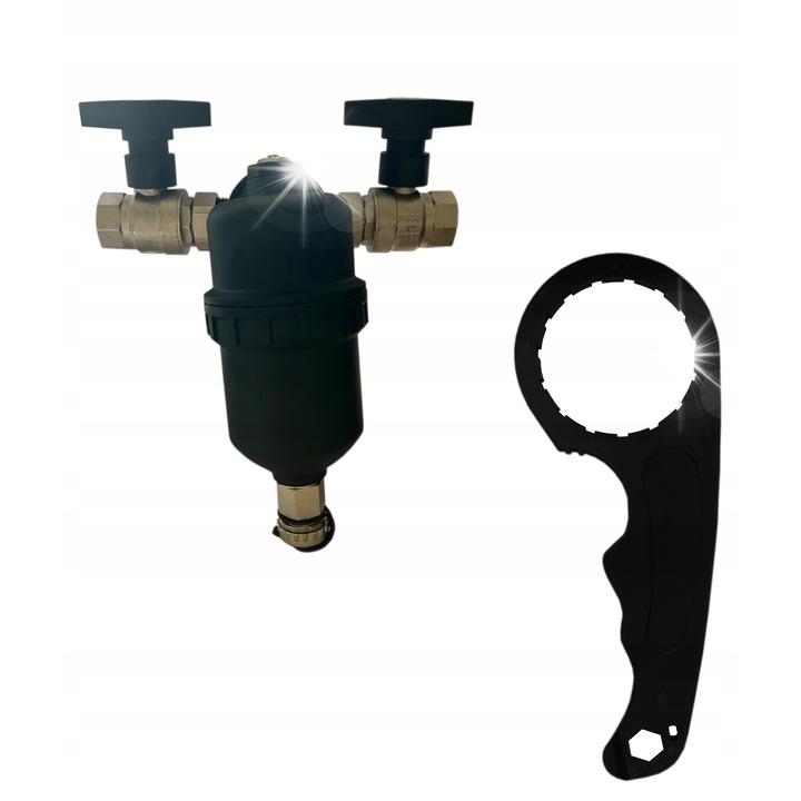 Goshe mágneses leválasztó 1", nylon, 90°C, 4 bar, 3 m3/h