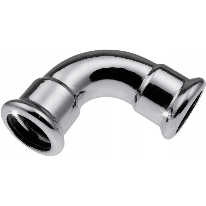 Cot 90° Kan-therm Steel 1509068042, dublu manson, presat, otel carbon, 42 x 42 mm, zincat