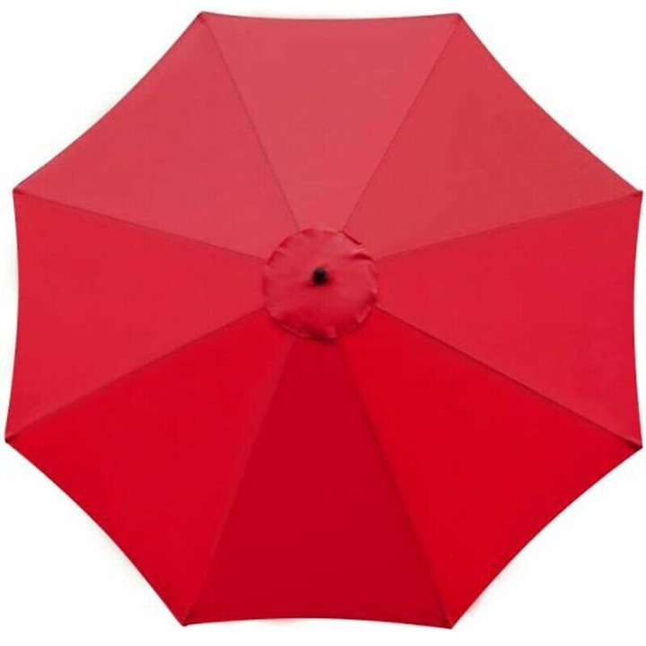 Husa parasol/invelitoare parasolara, 3 m, poliester dublu strat, impermeabil si rezistent la UV, rosu, 1 buc