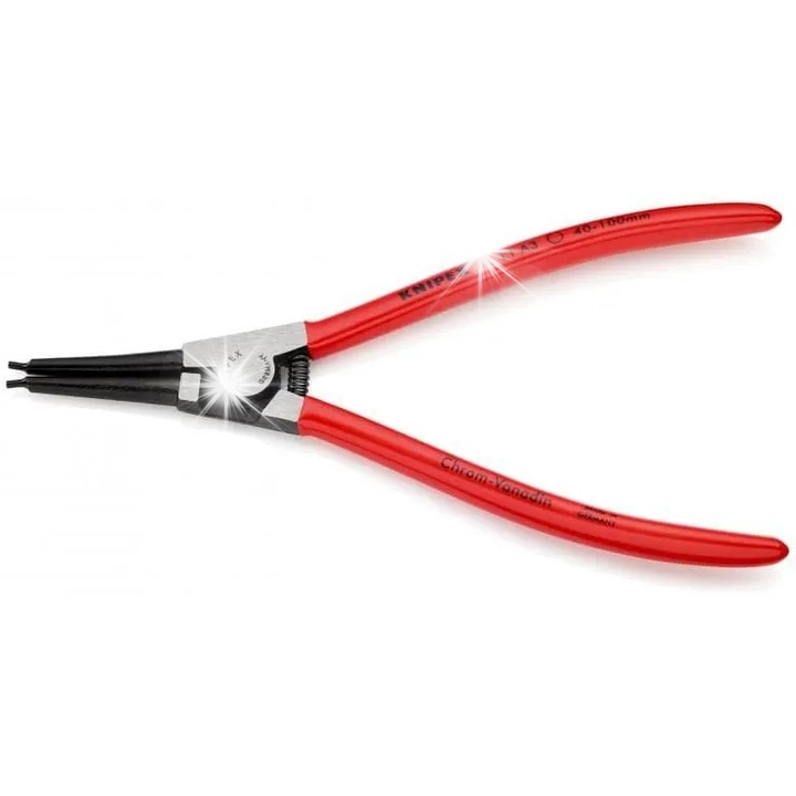 Knipex 46 11 A3 fogó, rozsdamentes acél, 210x42x16mm