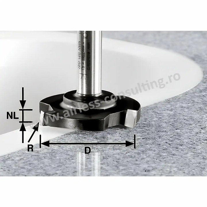 Freza pentru taiere plana HW D 52/R1ss S12, Festool