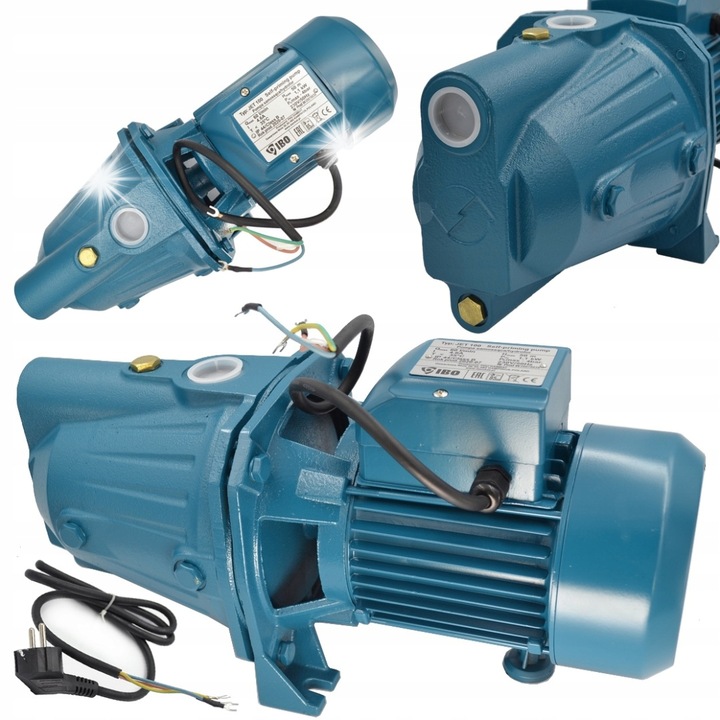 IBO JET100 házi vízmű szivattyú, önfelszívó, 1100W, 60l/perc, 1x1"