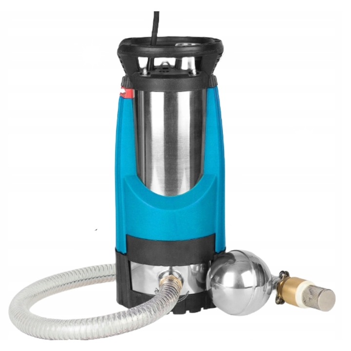 Merülő szivattyú IBO MULTI IP 1200 AUTO RAIN, öntözéshez és esővízhez, elektronikus automatikával és úszóval, 1,2 kW, 104 l/perc, kék/rozsdamentes acél, 1 db