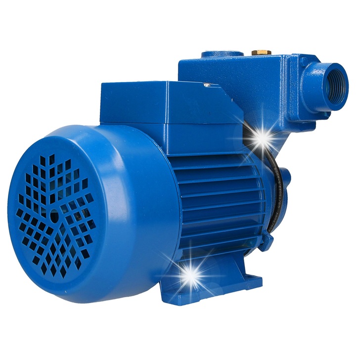 Pompa de suprafata IBO WZI 750, autoaspiranta, 0,75 kW, corp din fonta, rotor din alama, Albastru