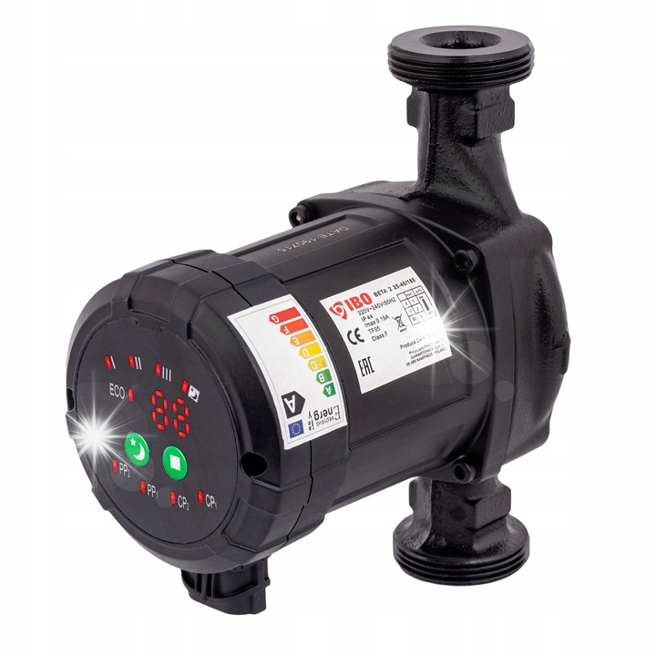 IBO Beta Nova 25-60/180 keringető szivattyú, elektronikus, A energiahatékonyság (EEI