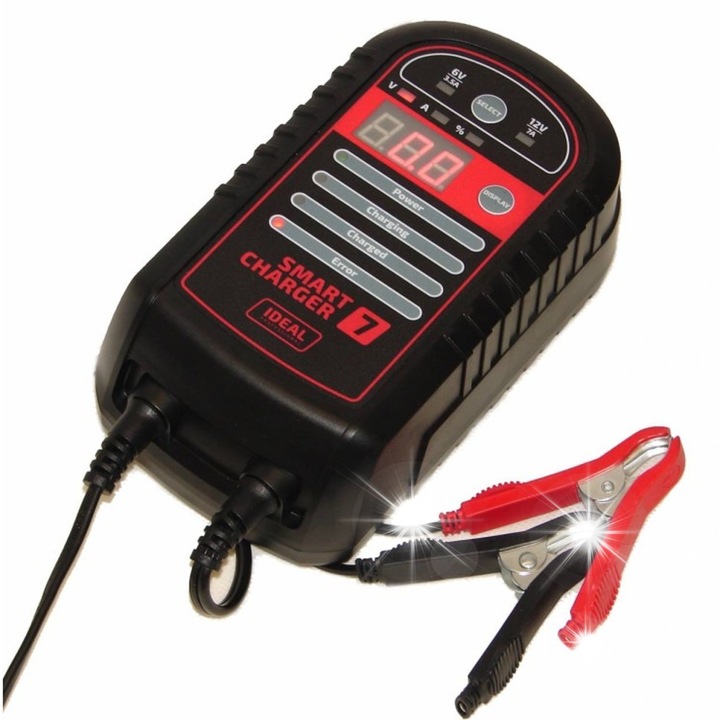 Prostownik auto Ideal Smart Charger 7, 6/12V, 7A, IP65, 0.9kg