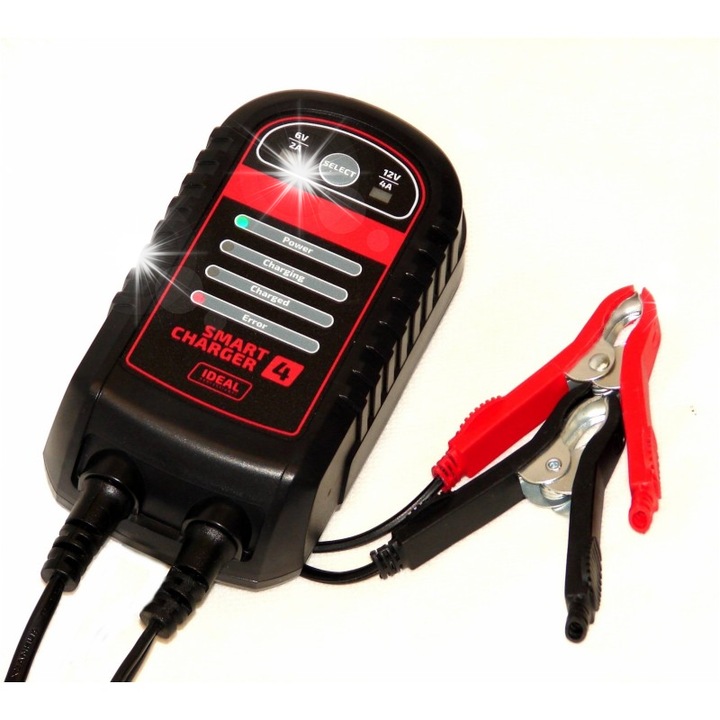 Redresor auto Ideal SMART4 6/12V 4A IP65 180cm