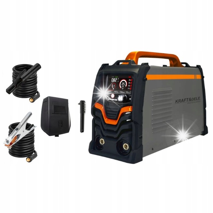 Aparat sudura invertor Kraft&Dele KD3420 340A MMA TIG Pulse, negru, set