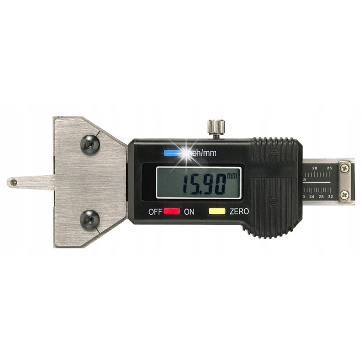 Gumiabroncs profilmélységmérő Limit digitális 55x6mm fehér