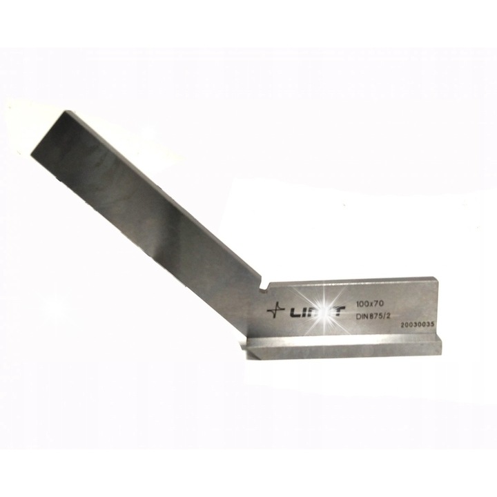 Limit szögmérő 100x70 mm 135°, acél, csiszolt felületek, DIN 875/2 szerint, ezüst, vastagság 5 mm