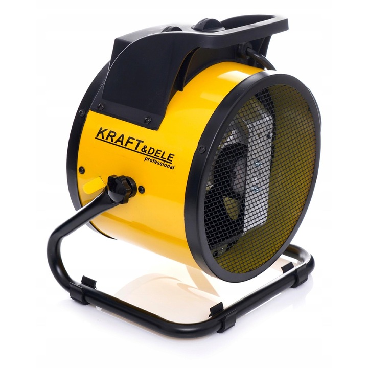 Kraft&Dele KD11727 elektromos hőlégfúvó 2500W rozsdamentes acél 21.5x18.5x25cm