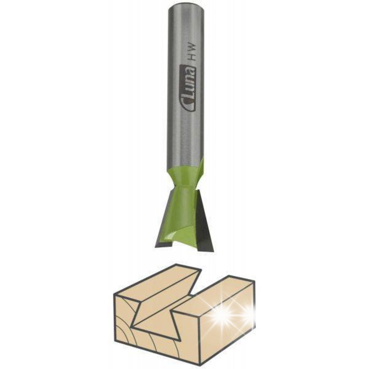 Freza trapezoidala Luna 12.7x13x54x8mm 14° verde