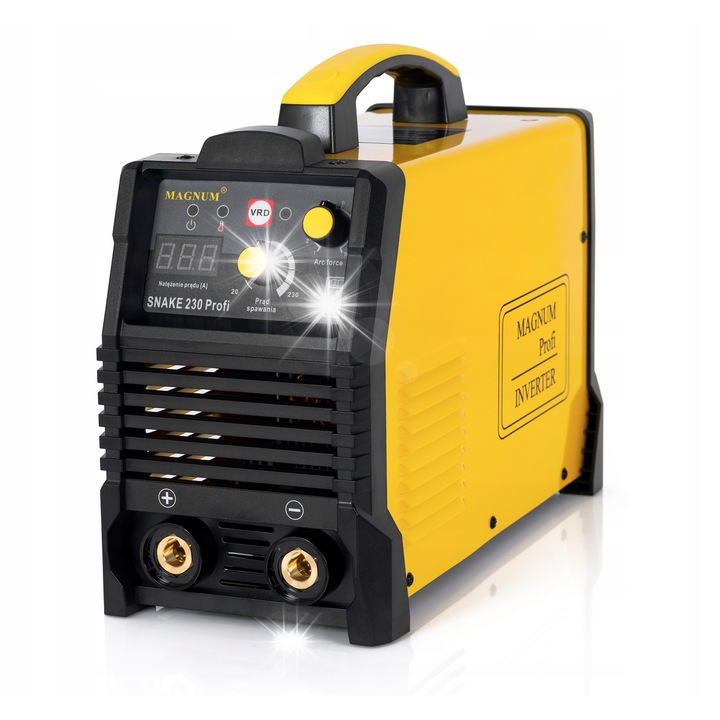 Aparat sudura invertor Magnum Snake 230 Profi, MMA, 230A, negru, 4.8kg