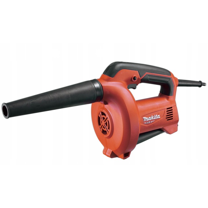 Suflanta electrica pentru frunze Makita M4000, 500W, reglaj electronic al turatiei 8500-16000 rpm, usoara 1,5 kg, portocaliu/negru