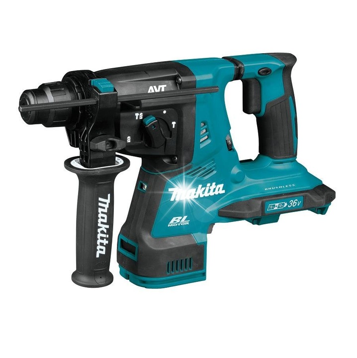 Ciocan rotopercutor Makita DHR282ZU, 2x18V, 2.8J, SDS+, antivibratii, 373mm