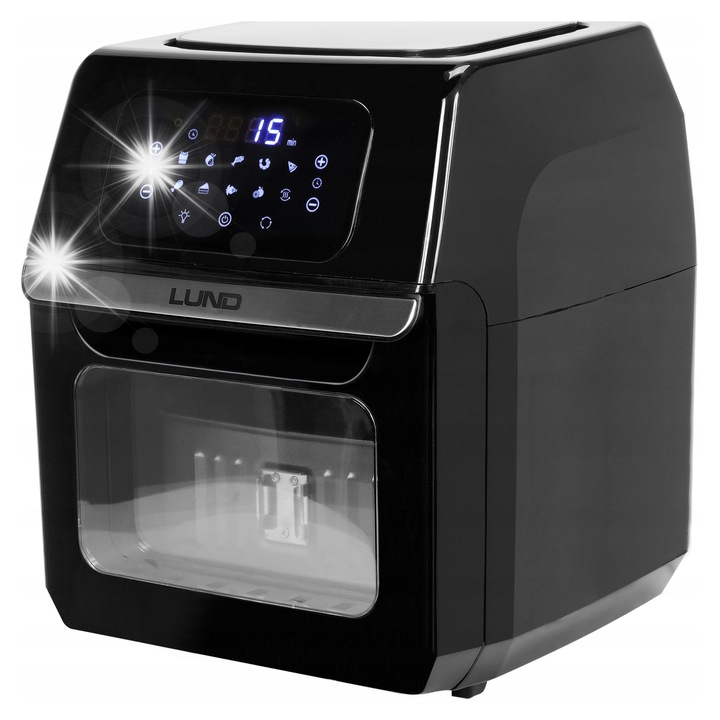 Friteuza fara ulei Lund 12l 1800W 10 programe multicolor